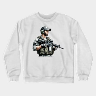 Tactical Man Crewneck Sweatshirt